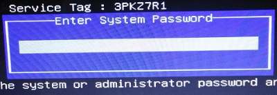 dell password from service tag